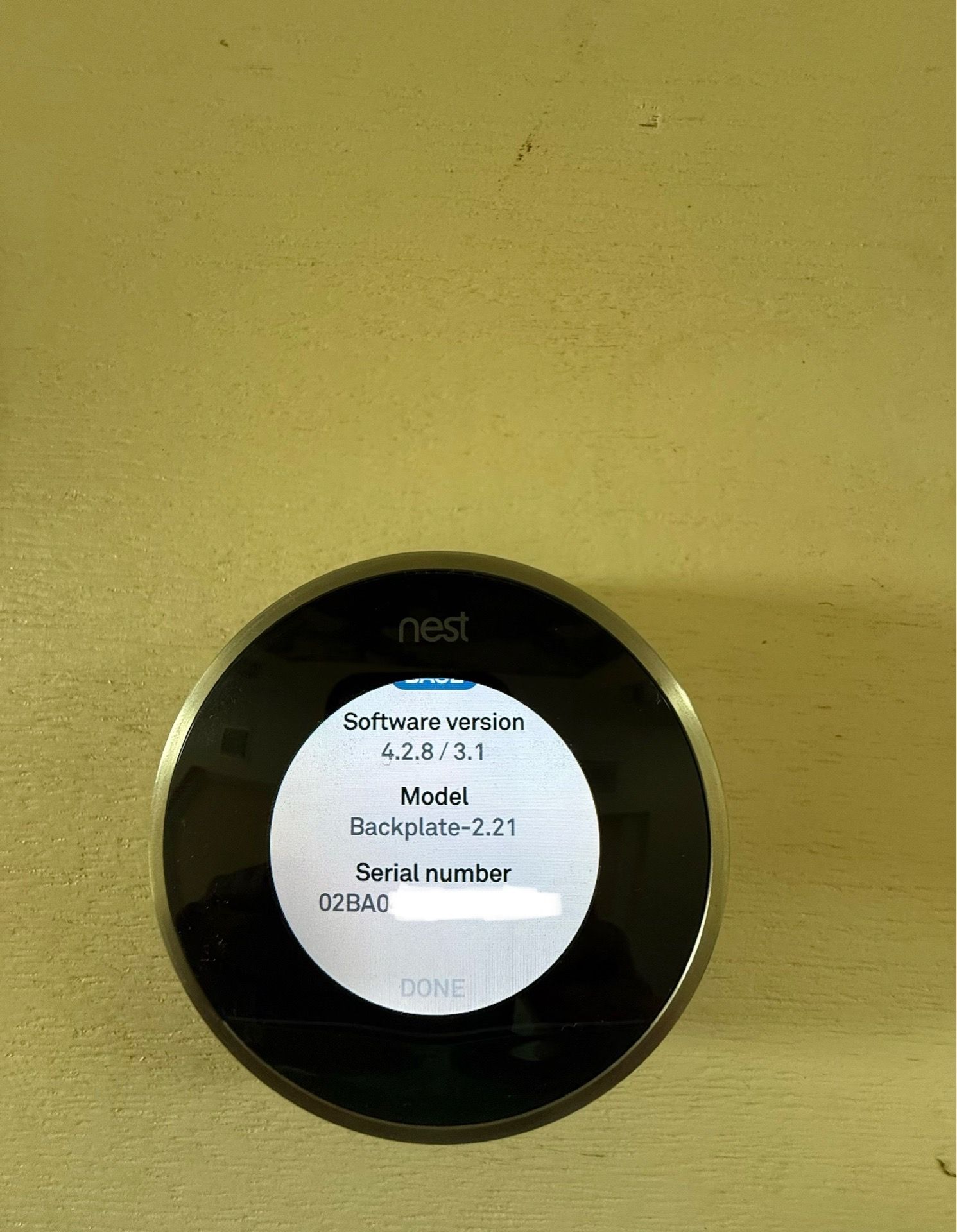 Nest Thermostat 3rd generation