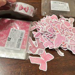 Bow Stickers & Goodie Bags