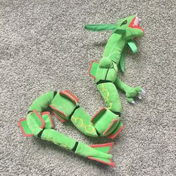 Original Pokémon Plush Large Rayquaza Bendable Pokémon