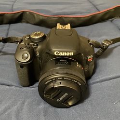Canon Rebel TS3 With Bag And 2 Lenses