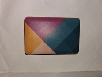 Geometric Colorblock charger