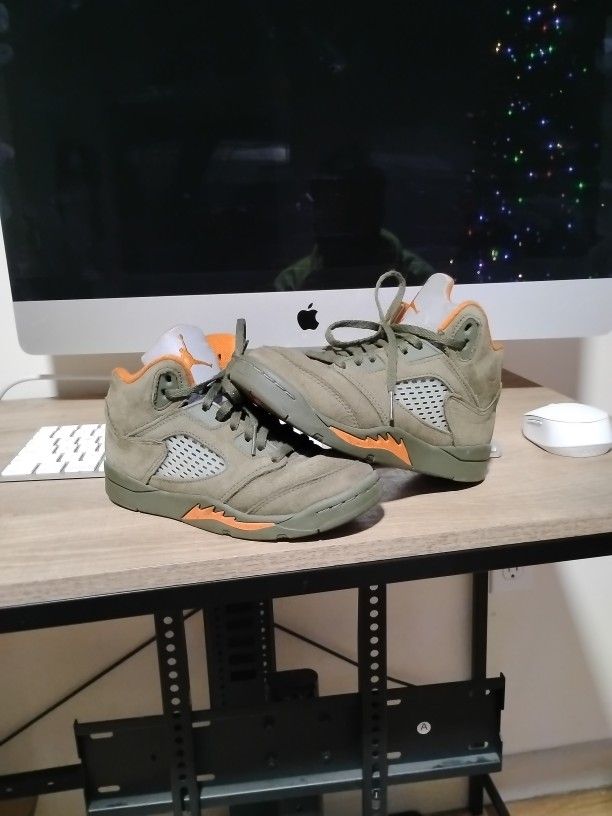 Jordan 5 “Olive” – Youth Size 1.5 Limited Release