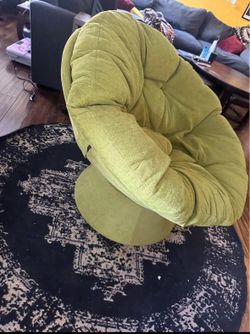 360-Degree Swivel Barrel Accent Chair, Comfy Papasan Chair- price is firm