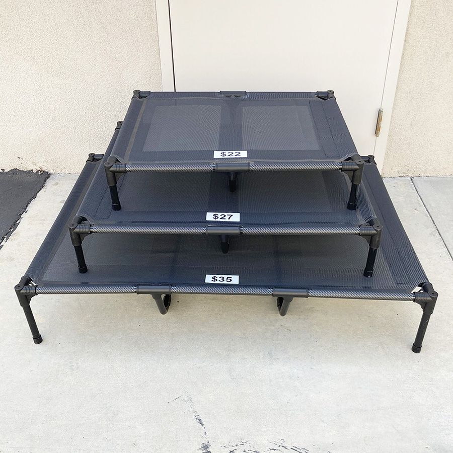 (Brand New) elevated dog bed 3 sizes (medium $22, large $27, x-large $35) raised pet bed cot indoor outdoor 