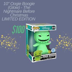 10" Oogie Boogie (Glow) - The Nightmare Before Christmas | LIMITED EDITION 