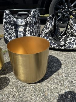 Gold Indoor Planter.  Large   Threshold. Target 