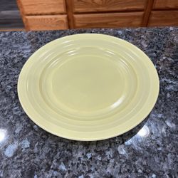 Vintage Yellow Hazel Dinner Plate.  Size approximately 9 inches.  Preowned good condition no cracks or chips.  Has been on display in a cabinet. 