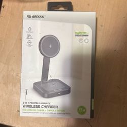 2 in 1 magsafe wireless charger