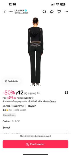 I AM GIA BLARE TRACKPANT