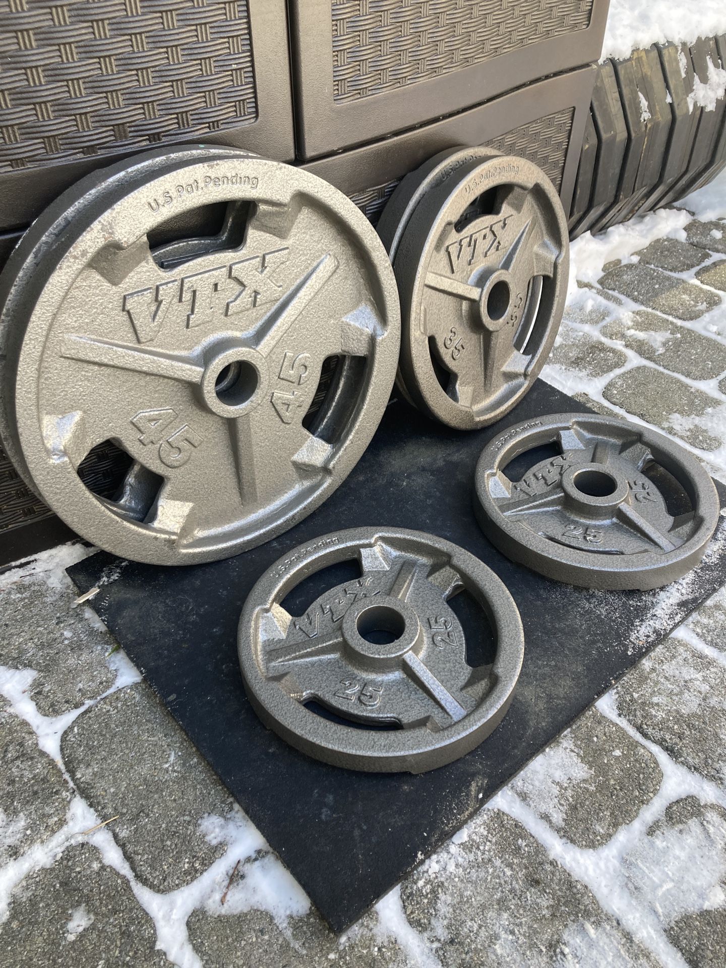 VTX Brand Olympic Weight Plates For Your Home Gym