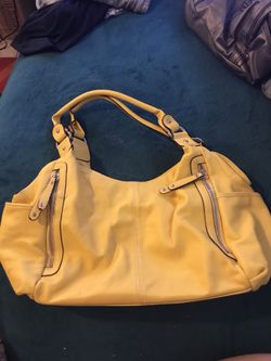 Trending gorgeous soft yellow purse