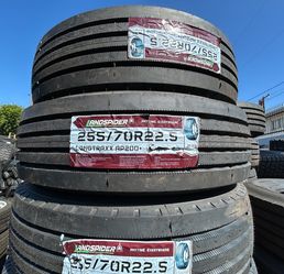 Landspider LongTraxx AP200 Brand New Tires Special Size 255/70r22.5