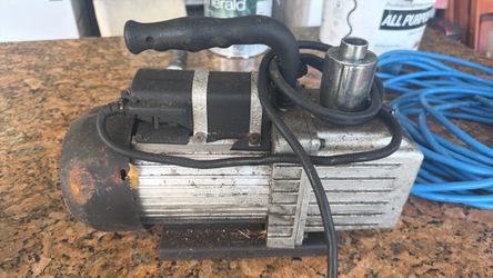 Máquina de recoger Freon a/c funciona bien