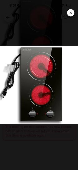 Hobsir 2 Burner Electric Cooktop
