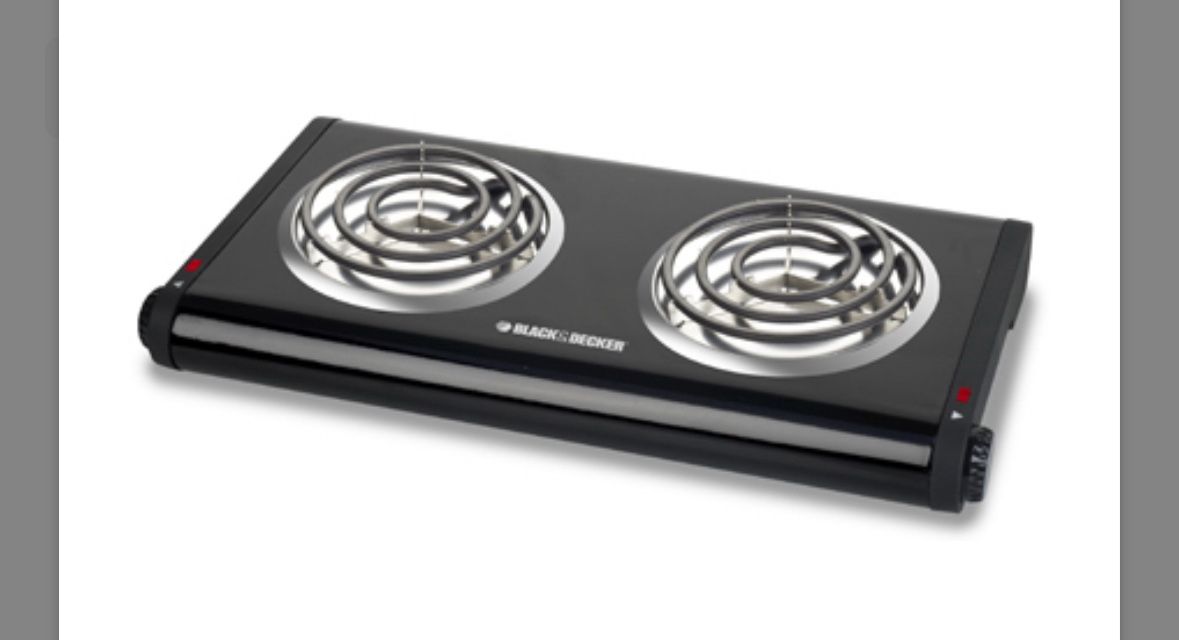 Black & Decker Double Electric Stove
