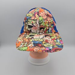 Unstructured Toy Story Character Collage Elastic Back LightweightYouth/Adult Hat