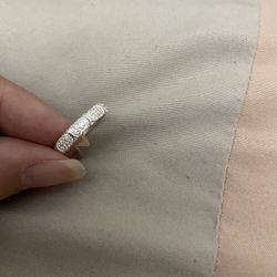 Real 925 Sterling Silver Wedding Band Size 7