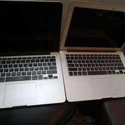 2 Apole Laptops With Chargers For Parts Or Repair 