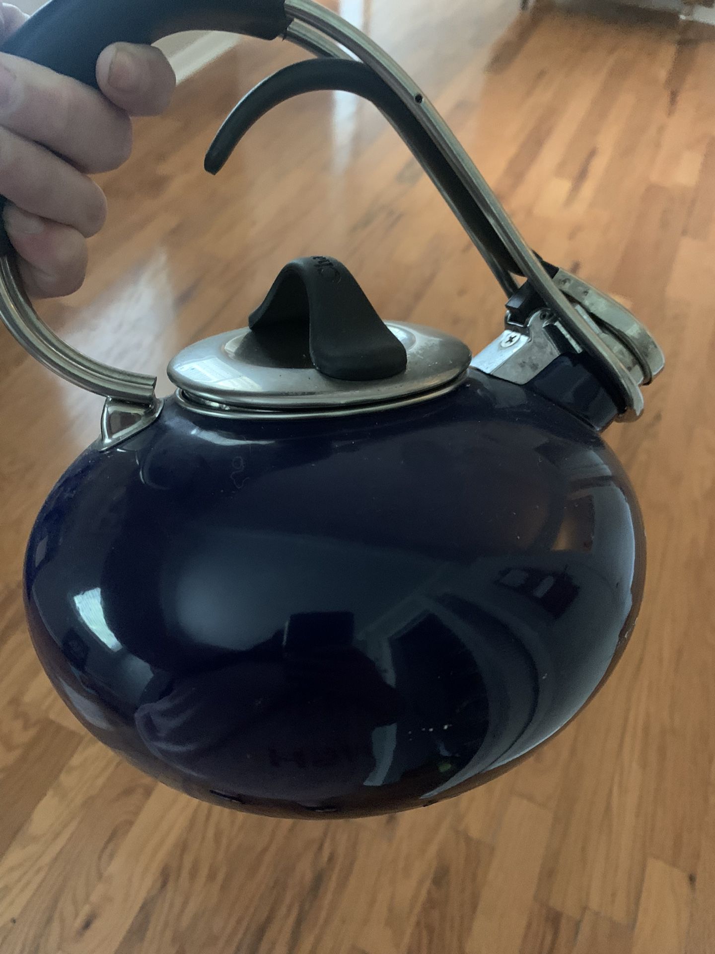 Navy Blue Tea Pot