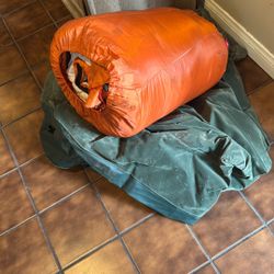 FREE Blowup Mattress & Sleeping Bag