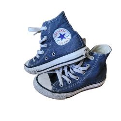 Converse All Star Chuck Taylor unisex blue high top youth size 11 Toddler Shoe