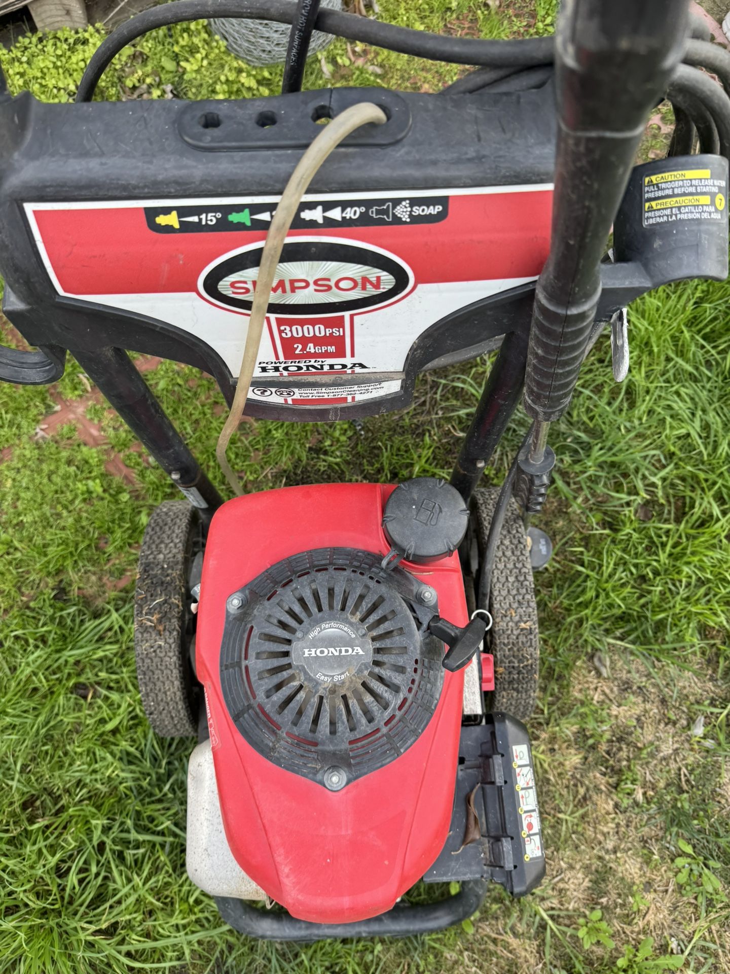 Simpson 3000psi 2.4gpm Powered By Honda- Pressure Washer