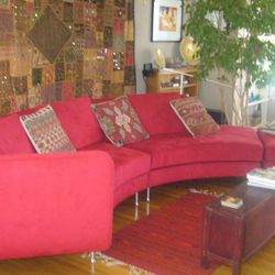 Mid-Century Modern Designer Sectional Sofa