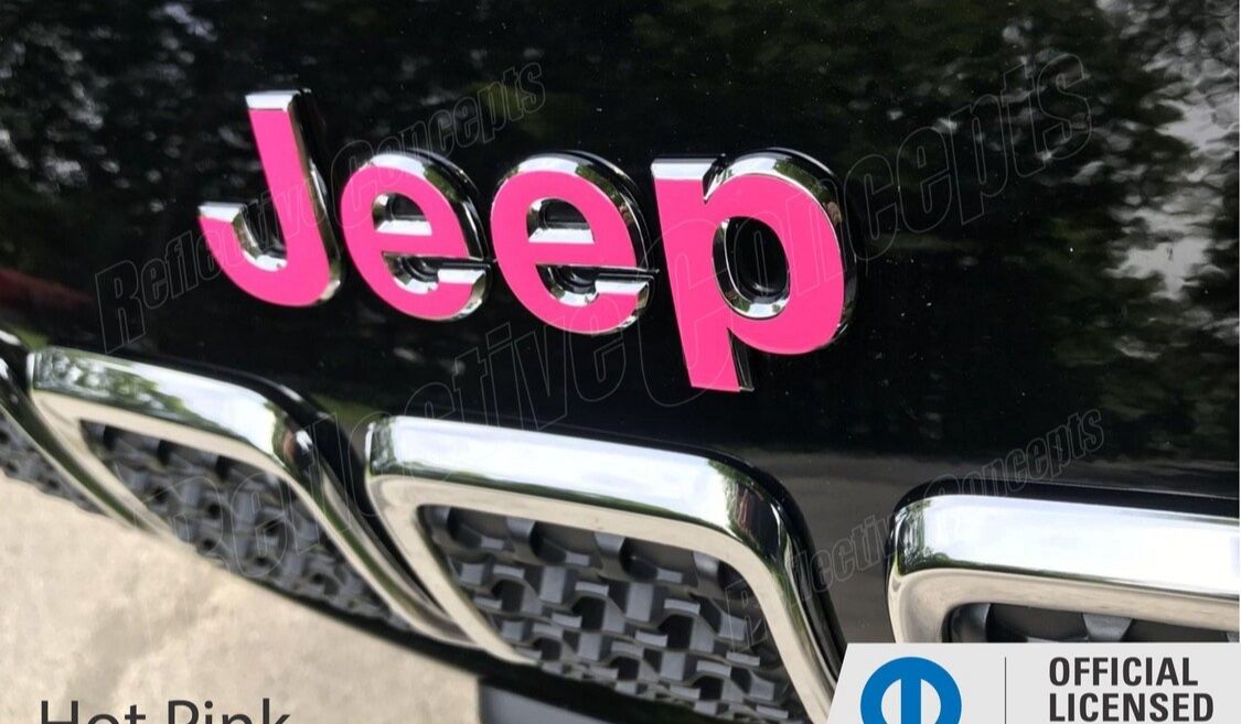 Jeep Wrangler, Gladiator JEEP EMBLEM OVERLAY SET OF 2