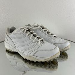 NIKE Vintage 90s Womens White Leather Course Air Access 192054-102 Golf Sneakers