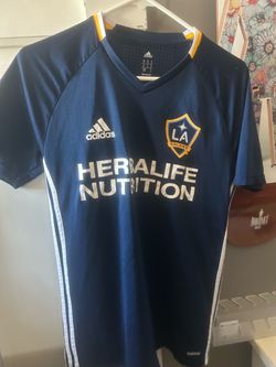 Adidas MLS LA Galaxy Training Top Jersey 2015/16 Navy size medium as is