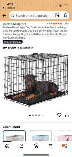 Large dog crate perfect condition