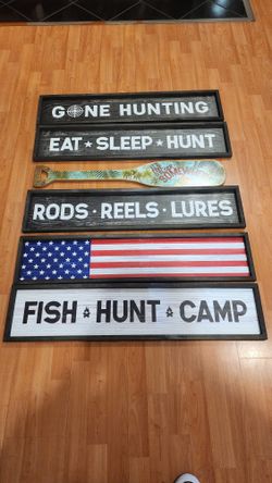 Mancave Wood Signs