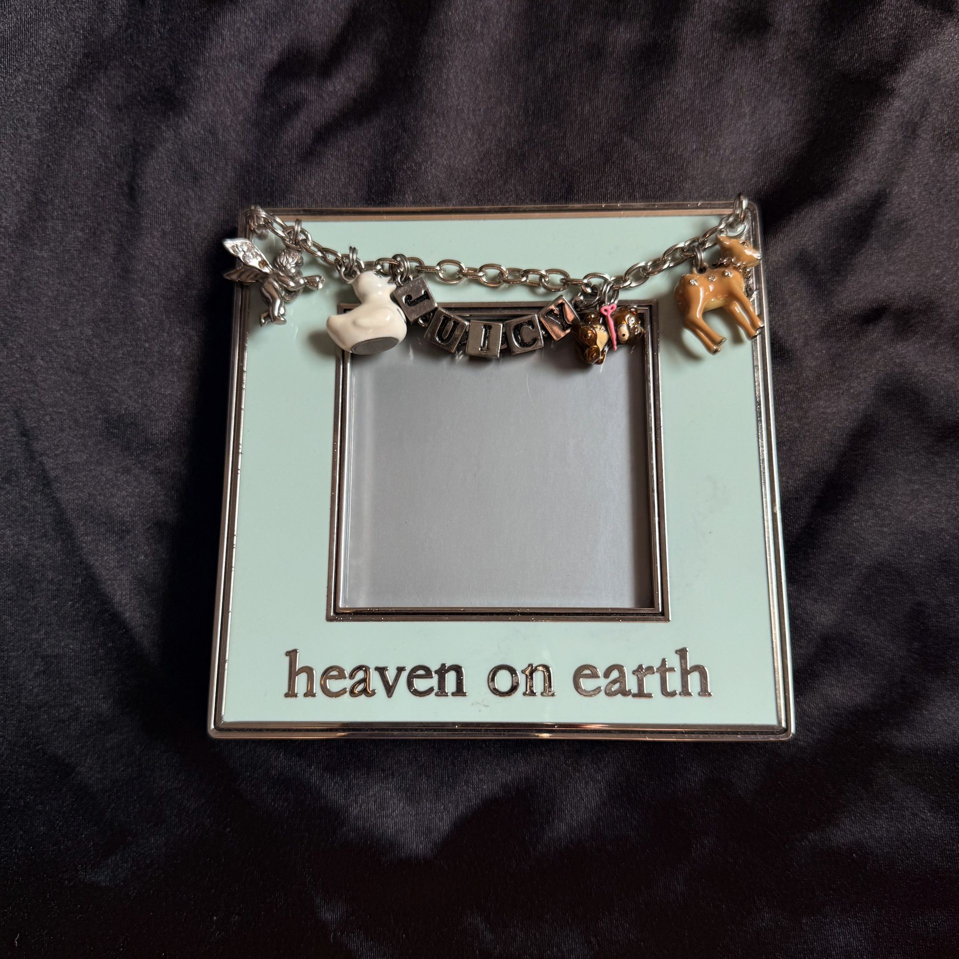 VINTAGE Juicy Couture HEAVEN ON EARTH Picture Frame