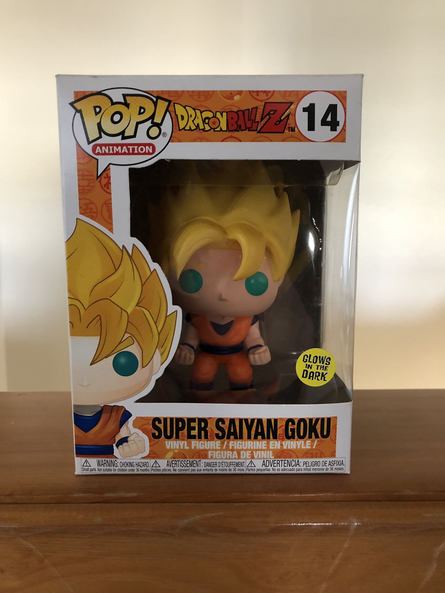 Super Saiyan Goku Glow In Dark Funko POP: 14