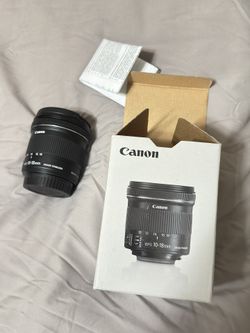 Canon EF-S 10-18mm f/4.5-5.6 is STM Lens