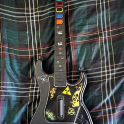 (PS2) Guitar Hero Kramer Striker Red Octane 95119-805 WIreless Guitar