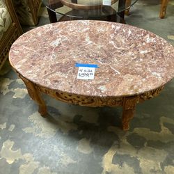 4 Pc Marble Top Set