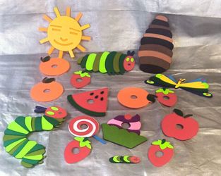 Very Hungry Caterpillar Felt Board Story Sets Preschool Learning Activities Toddler Storytelling Interactive Toys Flannel Board Felt Toys