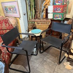 Antique Leather Chairs