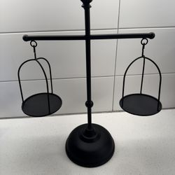 Creative Co-Op Black Decorative Antique Iron Balance Scale