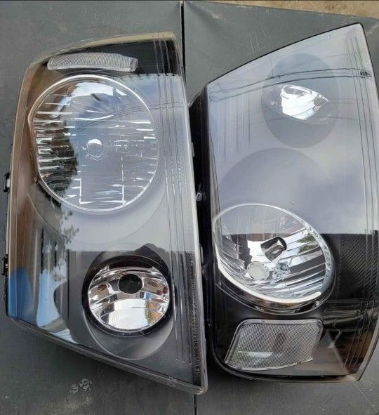 04-08 Ford F150 06-08 Lincoln Mark Lt Headlights Luces Micas Calaveras Faros Faroles Focos Chevy