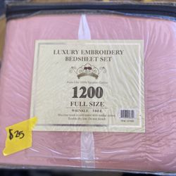 Bubblegum Pink Sheet Set (Full)