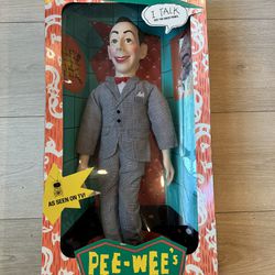 Pee Wee Herman Talking Doll 18 Inch 1987 Vintage