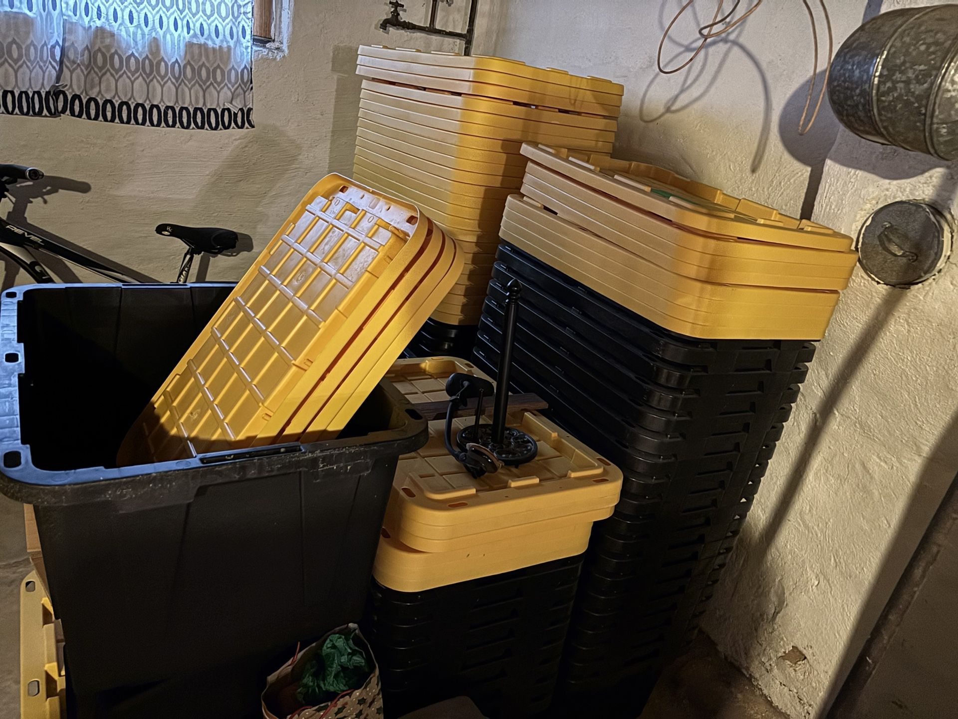 CX Black And Yellow Storage Containers