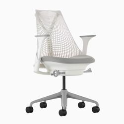 Grey And White Office Chair