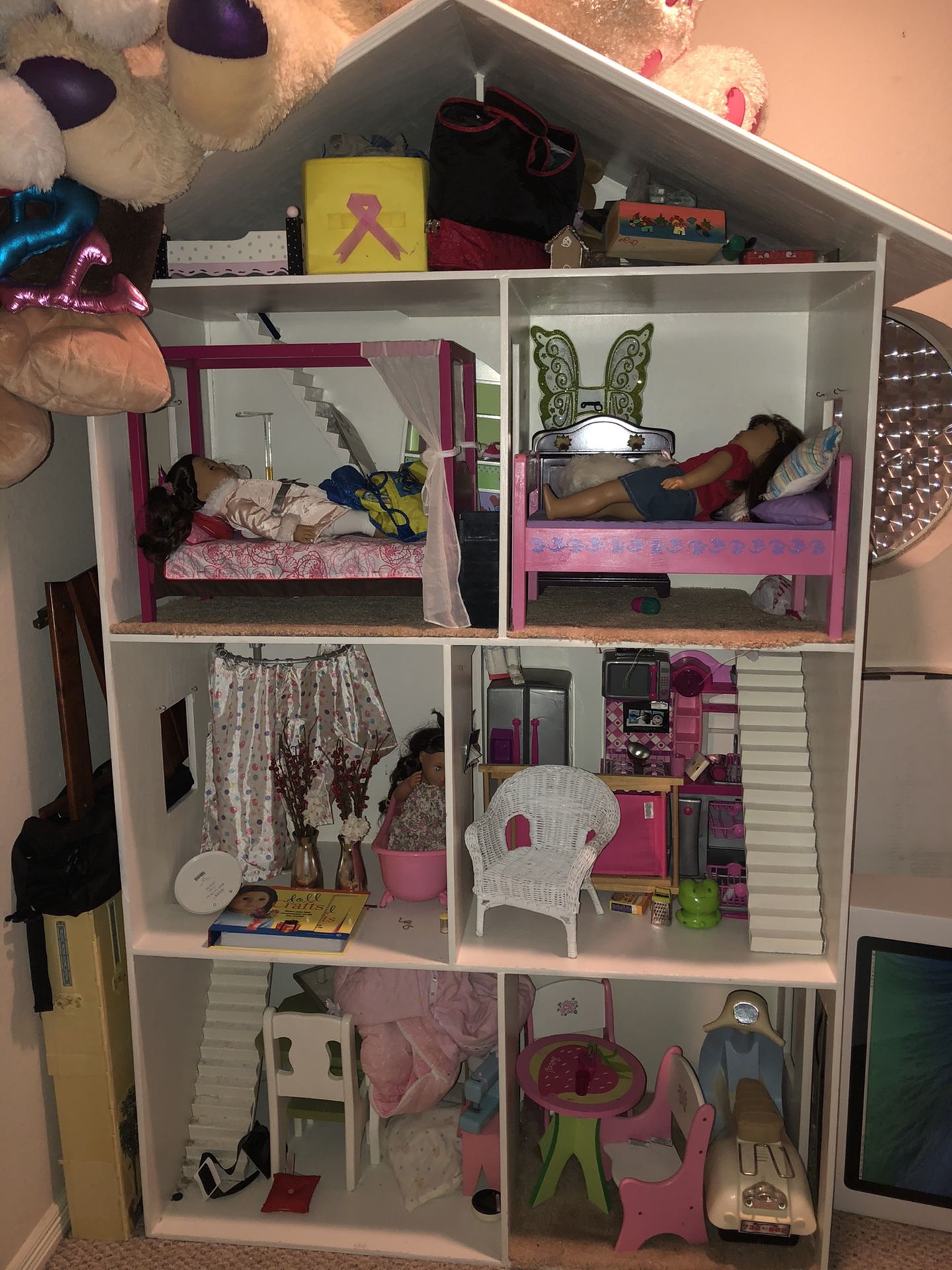 American girl doll house