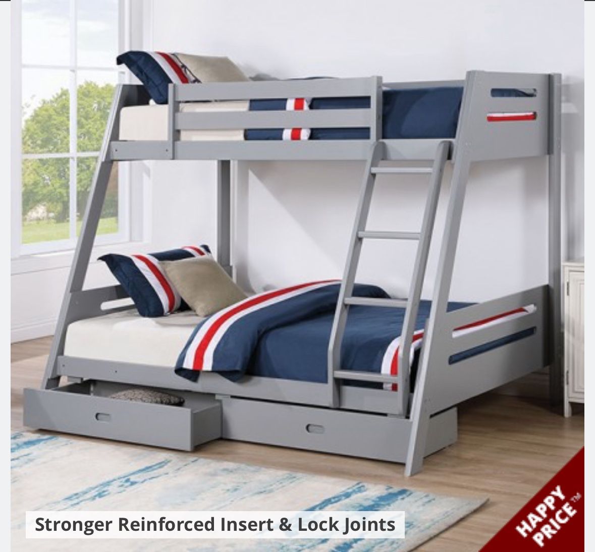 Bunk Bed Frame With Mattresses
