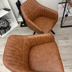 ✨ Modern Faux Leather Dining Chairs – Set – Stylish & Comfortable ✨