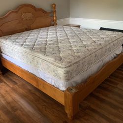 Hardwood Bedroom Set (READ DESC)