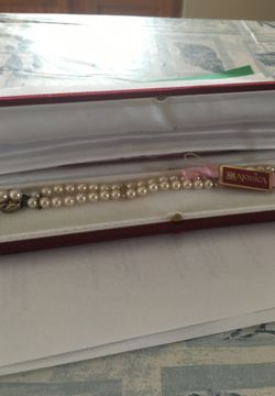 Jewelry, fresh water bracelet pearls . New